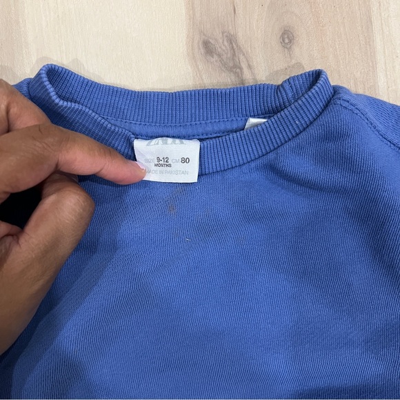 Thick Material ZARA size 9-12 months blues outfit - Picture 2 of 3